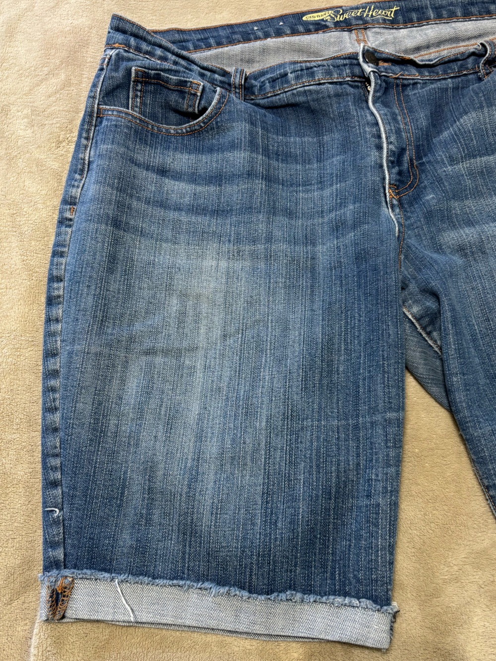 Old Navy Sweetheart Blue Denim Shorts - Picture 2 of 9